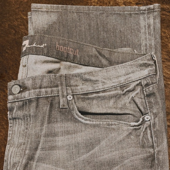 7 for all Mankind Men’s Grey Bootcut Jeans 👖 - Picture 8 of 8
